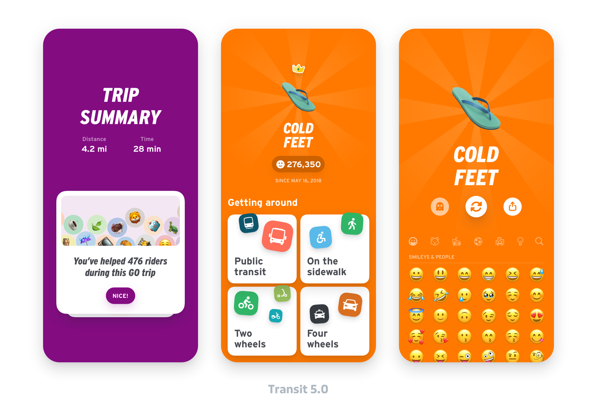 A triptych showcasing the burgeoning design style we've been using in the last few years